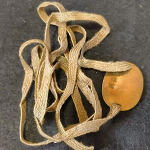 No name carved WW2 JAPANESE Military Army infantry Soldier's DOG TAG BRASS-h0616 - Picture 1 of 6