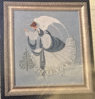 Vtg Rare Lavender & Lace Victorian Designs ICE ANGEL Cross St 1993 Pattern - Image 1 of 3