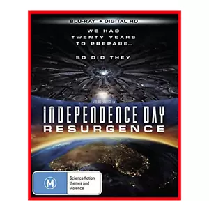 Independence Day - Resurgence (Blu-ray + Digital HD, 2016) Sci-Fi Action Drama - Picture 1 of 4