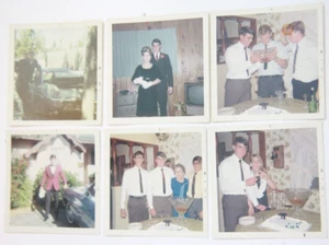 Vintage Lot of Six Lifestyle Photos Photographs Glossy Color Prom 1968 BB334 - Picture 1 of 7