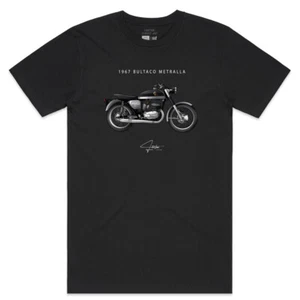 NEW LENTONI STREET ART - 1967 Bultaco Metralla T Shirt - Sizes S - 5XL - Picture 1 of 17