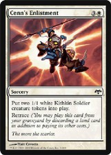CENN'S ENLISTMENT FOIL X4 4 4X Eventide MTG Magic the Gathering Cards DJMagic