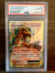 2016 Pokemon XY Charizard EX Evolutions Holo 12/108 PSA 10 GEM MINT