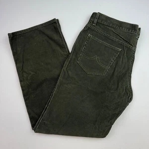 Brooks Brothers 346 Corduroy Pants Mens 36 x 32 Green Cotton Casual Straight Leg - Picture 1 of 5