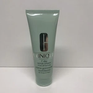 Clinique 7 Day Scrub Cream Rinse-Off Formula 3.4 oz Full Size - Picture 1 of 2