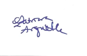 Tarjeta índice 4x6 firmada por Patricia Arquette - Imagen 1 de 2