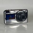 Samsung PL120 14MP 5x Selfie Digital Camera Chrome + Case + SD Card - Excellent 