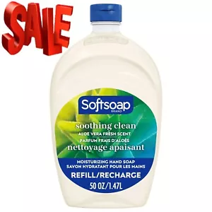 Softsoap Liquid Hand Soap Refill, Soothing Clean, Aloe Vera Fresh Scent - 50 Flu - Picture 1 of 4