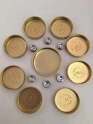 92-02 Chevrolet GM DIESEL 395 6.5L OHV V8  BRASS FREEZE PLUGS  - Image 1 of 4