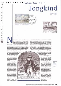 Document Philatélique 1er Jour : 19 2001 - Johan Barthold Jongkind - Picture 1 of 1