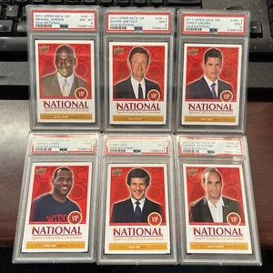 2011 UD VIP 32ND NATIONAL COMPLETE SET Jordan Gretzky Crosby LeBron Orr PSA 9 8 - Picture 1 of 6