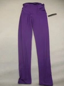 NWT LEGGINGS DEPOT Size M Womens Purple Pull On Athletic Maternity Leggings 729 - Picture 1 of 9