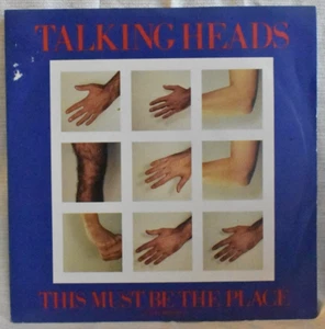 TALKING HEADS - THIS MUST BE THE PLACE/MOON ROCKS PICTURE SLEEVE - UK 7” VINYL - Picture 1 of 5