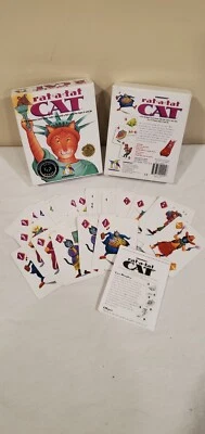 Rat-A-Tat Cat Card Game Strategy Memory Luck COMPLETE - Image 1 of 3