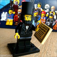THE LEGO MOVIE Minifigures ABRAHAM LINCOLN #5 SEALED Minifigs Series 71004 ABE