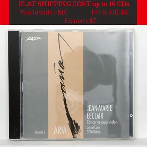 DANIEL CUILLER ⸺ LECLAIR Concertos for violin ⸺ ADDA CD NM - Foto 1 di 2