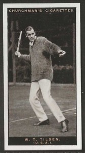 CHURCHMAN-LAWN TENNIS 1928 (STD SIZE)-#46- BILL TILDEN