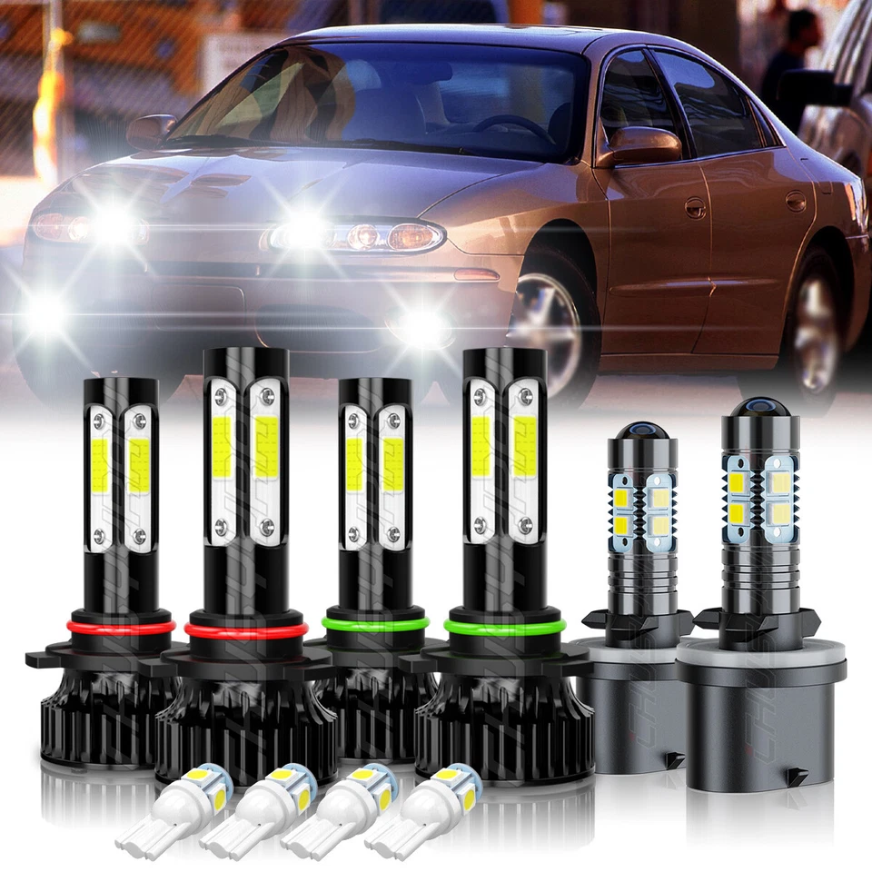 Combo de faros LED de haz alto bajo + bombilla antiniebla para Oldsmobile Aurora 1995-2003 Foto 1 de 4