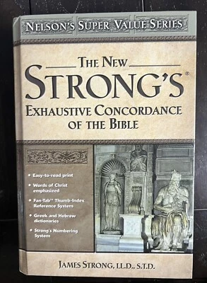 New Strong's Exhaustive Concordance Of The Bible Supersaver  by Strong - image 1 of 2