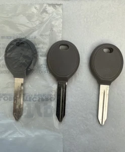 3 LOT Fits CHRYSLER DODGE JEEP UNCUT TRANSPONDER CHIPPED KEY BLADE Y160-PT - Foto 1 di 3