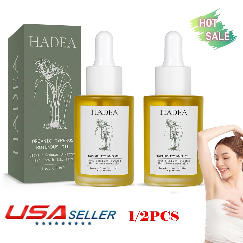 1/2X Aceite Cyperus Rotundus para Reducir el Crecimiento del Cabello, Inhibidor Cabello 100% Orgánico 30ml Foto 1 de 4