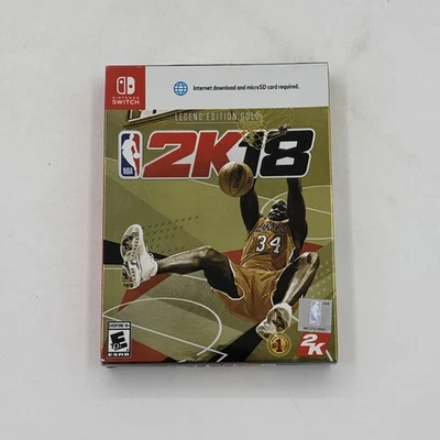 NBA 2K18 Legend Edition Gold Nintendo Switch Brand New - Image 1 of 4