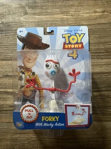 TOY STORY 4 FORKY WACKY ACTIONFIGUR PULL N GO DISNEY JUST PLAY 6" 2019 - Bild 1 von 5