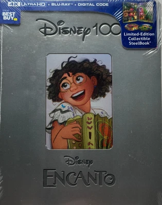 Disney 100 Encanto SteelBook 4K Blu-ray Best Buy Exclusive - Image 1 of 2