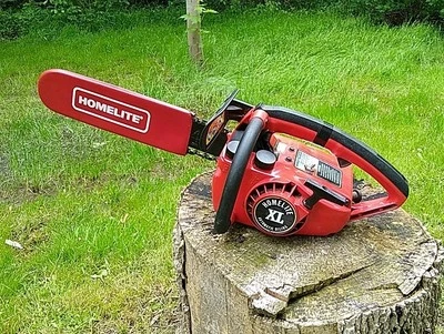 Vintage Homelite Chainsaw XL Automatic Oiling W/14" Bar for Parts or Repair Nice - Image 1 of 4