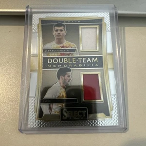2016-17 Panini Select Soccer Double Team Alvaro Morata Isco Dual Patch - Picture 1 of 2