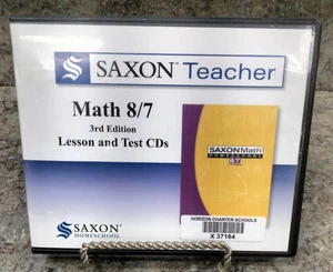 Saxon Teacher Math 8/7 3rd Edition Lesson and Test CDs - Picture 1 of 8