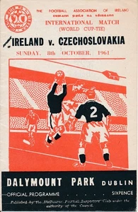 REPUBLIK IRLAND - Tschechoslowakei (WM-Qualifikation) 1961 - Bild 1 von 1