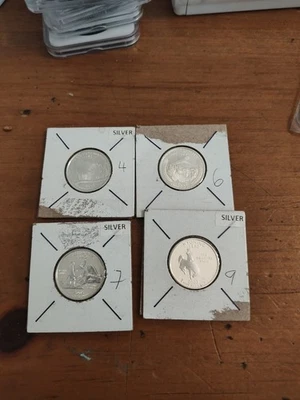 Silver Quarters 90% 4 In Total Colorado South Dakota Wyoming California - Image 1 of 4