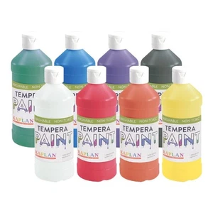 Kaplan Early Learning Washable Tempera Paint - 16 oz. - Set of 8 - Picture 1 of 1