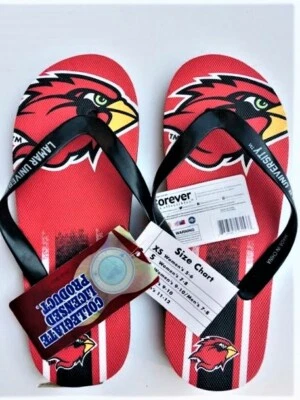 Sandalias Chanclas Lamar University Talla XS S M 5 6 7 8 9 10 Hombre M o Mujer Nuevas Foto 1 de 3