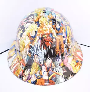 Bad Ass Wide Brim Hard Hat Hydro dipped in Anime bomb - Picture 1 of 4