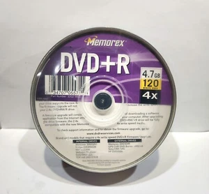 Memorex 4.7GB 4x 120 Minutes DVD+R Media (25-Pack Spindle) - Picture 1 of 3