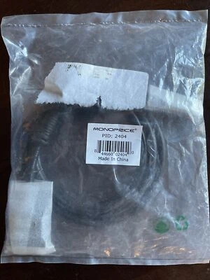 Monoprice 6ft 28AWG High Speed HDMI to DVI Adapter Cable w / Ferrite Cores Black - Image 1 of 4