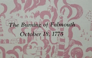 Folleto The Burning of Falmouth, Maine 1775 de Donald A Yerxa 1975 usado - Imagen 1 de 13