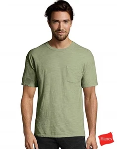 Hanes Men's FreshIQ® ComfortSoft® Dyed Tees With Wicking Pocket T-Shirts 12-Pack - Picture 1 of 8