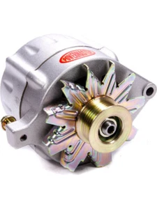 Powermaster Alternator Ford Style Race 100 amp 12V 1-Wire 6 Rib Serpe (8-47100) - Picture 1 of 12