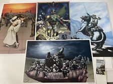 Star Wars Albert Nguyen 11x17 Print Lot Cool Historical Remakes, Boba Fett Vader