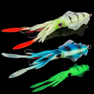 1PCS Leuchtende Tintenfisch Angeln Köder 60g Meer Angeln Köder Tiefsee Swimbait - Bild 1 von 14
