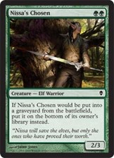 Nissa's Chosen Zendikar 2x - Lightly Played, English MTG Magic