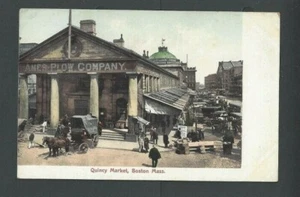 Ca 1906 PPC Boston Ma Quincey Market UDB Mint - Picture 1 of 1