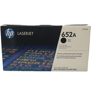 Kaseta z czarnym tonerem HP 652A CF320A Oryginalny oryginalny kolor Laserjet Enterprise - Zdjęcie 1 z 16