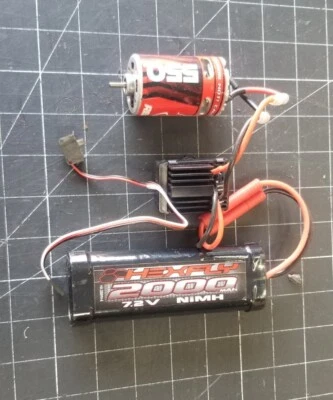Redcat Racing Lightning EP Drift ESC Brushed 540 Can 27T Motor Combo w/ Battery - Image 1 of 4