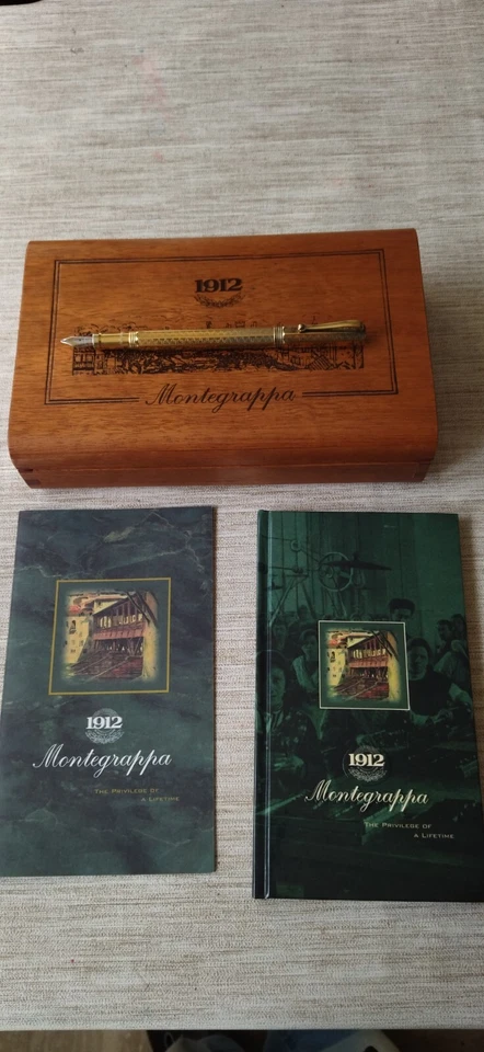 Montegrappa Füllfederhalter Reminiscence Vermeil gebraucht, gut erhalten - Bild 1 von 4