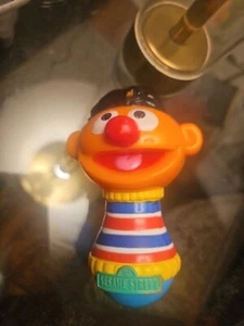 Sesame Street ERNIE Plastic Baby Rattle 2013 Sesame Workshop Toy - Picture 1 of 3