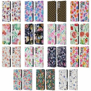 OFFICIAL NINOLA FLORAL LEATHER BOOK WALLET CASE FOR SAMSUNG PHONES 4 - Picture 1 of 21